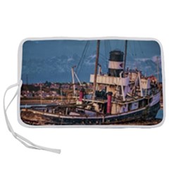 End Of The World: Nautical Memories At Ushuaia Port, Argentina Pen Storage Case (s) by dflcprintsclothing