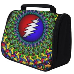 Grateful Dead Pattern Full Print Travel Pouch (big) by Wav3s