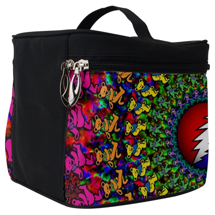 Grateful Dead Pattern Make Up Travel Bag (Big)