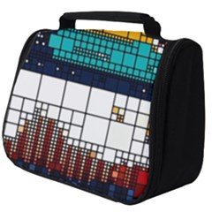 Abstract Statistic Rectangle Classification Full Print Travel Pouch (big) by Wav3s