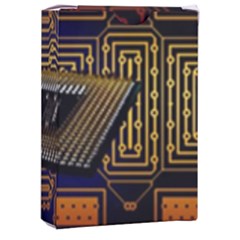 Processor Cpu Board Circuit Playing Cards Single Design (rectangle) With Custom Box by Wav3s