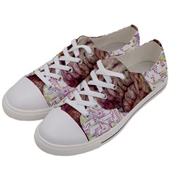 Brain Think Neurons Circuit Men s Low Top Canvas Sneakers by Wav3s