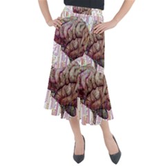 Brain Think Neurons Circuit Midi Mermaid Skirt