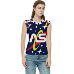 Nasa Insignia Women s Raglan Cap Sleeve Tee by Wav3s