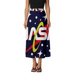 Nasa Insignia Classic Midi Chiffon Skirt