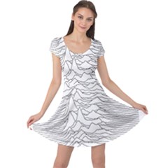 Joy Division Unknown Pleasures Cap Sleeve Dress by Wav3s