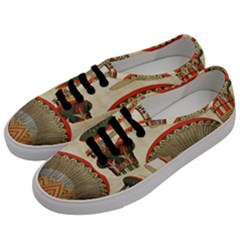 Egyptian Architecture Column Men s Classic Low Top Sneakers by Wav3s