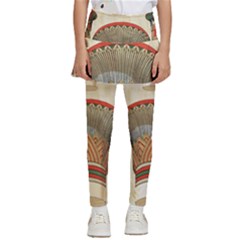 Egyptian Architecture Column Kids  Skirted Pants