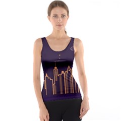 Skyscraper-town-urban-towers Tank Top by Wav3s