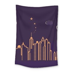 Skyscraper-town-urban-towers Small Tapestry by Wav3s