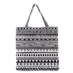 Boho-style-pattern Grocery Tote Bag by Wav3s