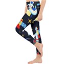 Space Seamless Pattern Lightweight Velour Classic Yoga Leggings View3