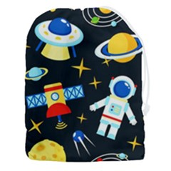 Space Seamless Pattern Drawstring Pouch (3xl) by Wav3s