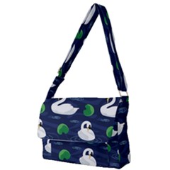 Swan-pattern-elegant-design Full Print Messenger Bag (s) by Wav3s