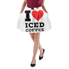 I Love Iced Coffee A-line Pocket Skirt by ilovewhateva