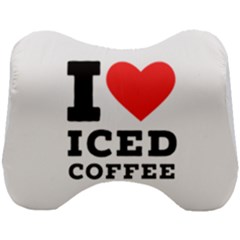 I Love Iced Coffee Head Support Cushion by ilovewhateva