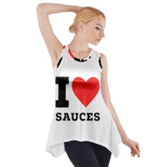 I Love Sauces Side Drop Tank Tunic by ilovewhateva