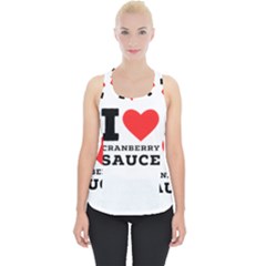 I Love Cranberry Sauce Piece Up Tank Top by ilovewhateva