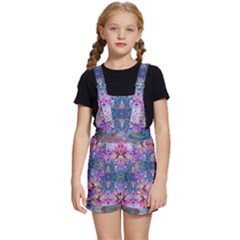 Roses Liquify Kids  Short Overalls by kaleidomarblingart