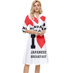 I Love Japanese Breakfast  Classy Knee Length Dress by ilovewhateva