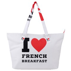 I Love French Breakfast  Full Print Shoulder Bag by ilovewhateva