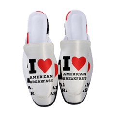 I Love American Breakfast Women s Classic Backless Heels