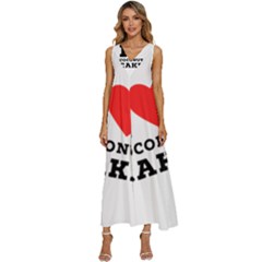 I Love Coconut Cake V-neck Sleeveless Loose Fit Overalls by ilovewhateva