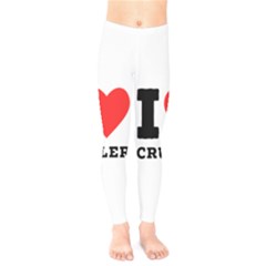 I Love Cruller Kids  Leggings by ilovewhateva