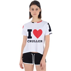 I Love Cruller Open Back Sport Tee by ilovewhateva