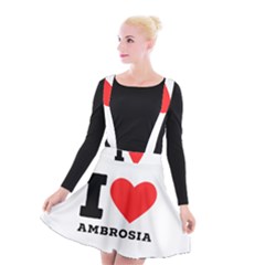 I Love Ambrosia Suspender Skater Skirt by ilovewhateva