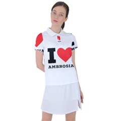 I Love Ambrosia Women s Polo Tee