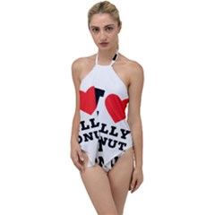 I Love Jelly Donut Go With The Flow One Piece Swimsuit by ilovewhateva