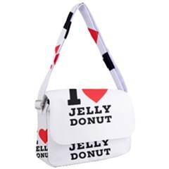I Love Jelly Donut Courier Bag by ilovewhateva