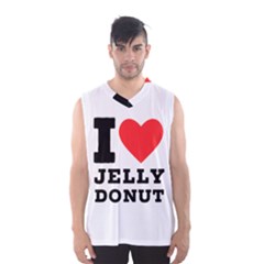 I Love Jelly Donut Men s Basketball Tank Top by ilovewhateva