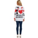 I love jelly donut Long Sleeve Drawstring Hooded Top View4