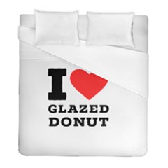 I Love Glazed Donut Duvet Cover (full/ Double Size) by ilovewhateva