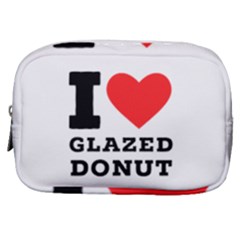 I Love Glazed Donut Make Up Pouch (small) by ilovewhateva