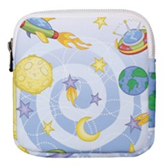 Science Fiction Outer Space Mini Square Pouch