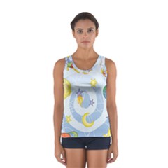 Science Fiction Outer Space Sport Tank Top  by Ndabl3x