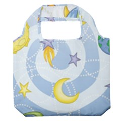 Science Fiction Outer Space Premium Foldable Grocery Recycle Bag by Ndabl3x