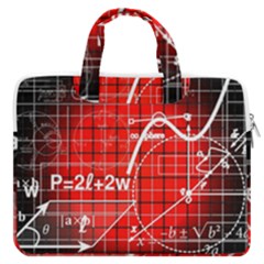 Geometry Mathematics Cube Macbook Pro 16  Double Pocket Laptop Bag 