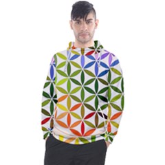 Mandala Rainbow Colorful Men s Pullover Hoodie by Ndabl3x