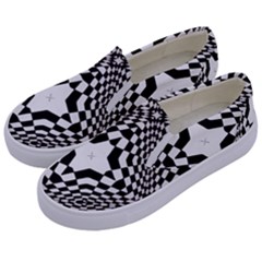 Tile Repeating Pattern Texture Kids  Canvas Slip Ons