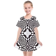 Tile Repeating Pattern Texture Kids  Smock Dress