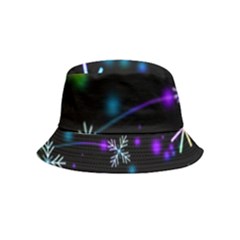 Snowflakes Snow Winter Christmas Bucket Hat (kids) by Ndabl3x