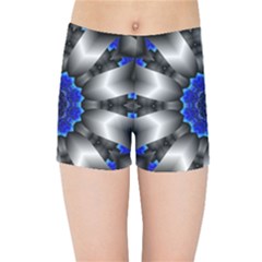 Kaleidoscope Abstract Round Kids  Sports Shorts by Ndabl3x