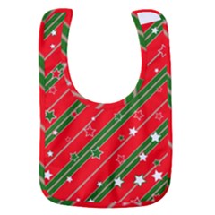 Christmas Paper Star Texture Baby Bib by Ndabl3x