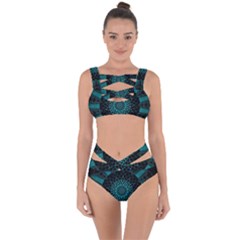 Ornament District Turquoise Bandaged Up Bikini Set  by Ndabl3x