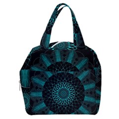 Ornament District Turquoise Boxy Hand Bag