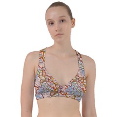 Map Europe Globe Countries States Sweetheart Sports Bra by Ndabl3x